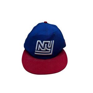 New Era 9Fifty New York Giants Snapback Hat Blue & Red Adjustable